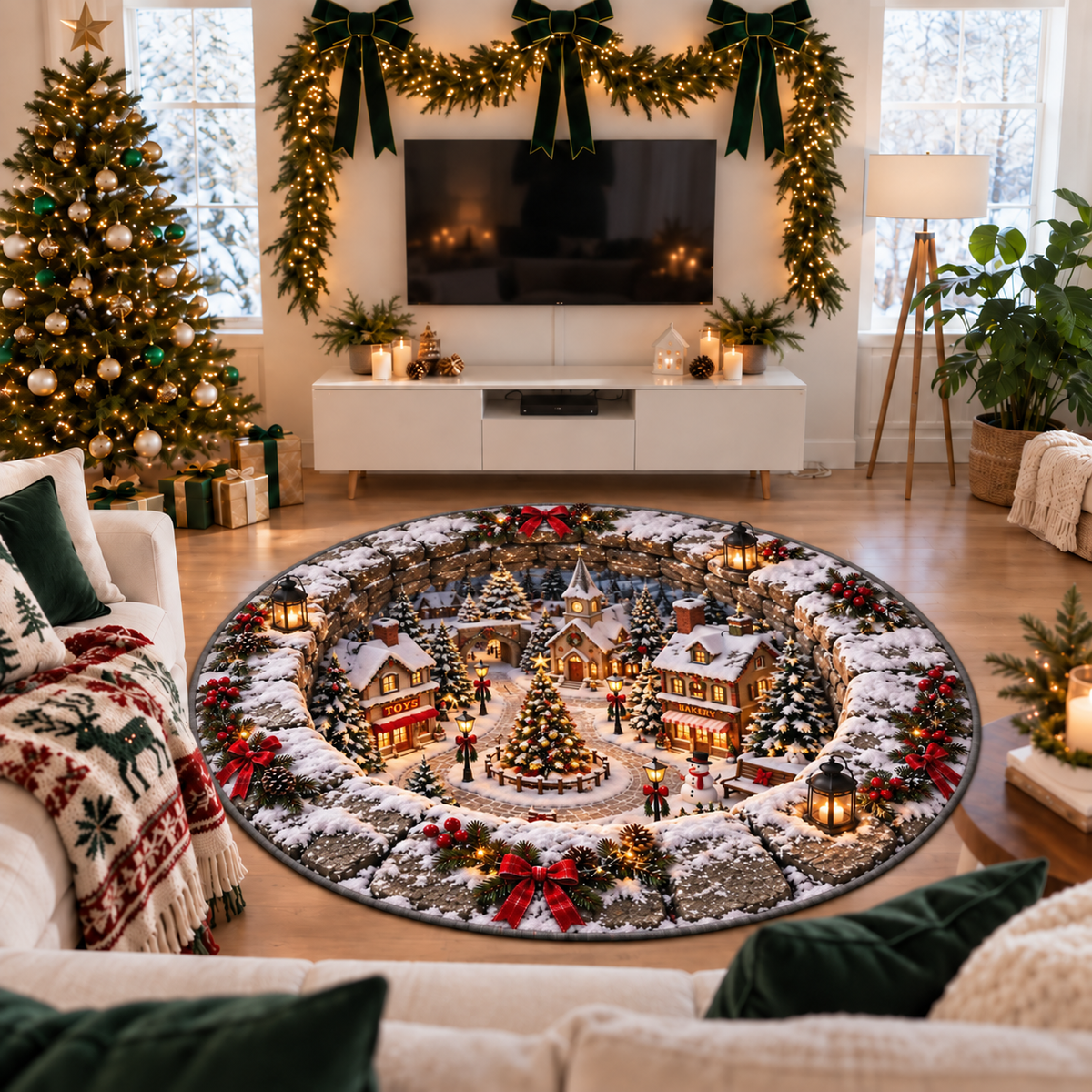 Christmas Village Rug