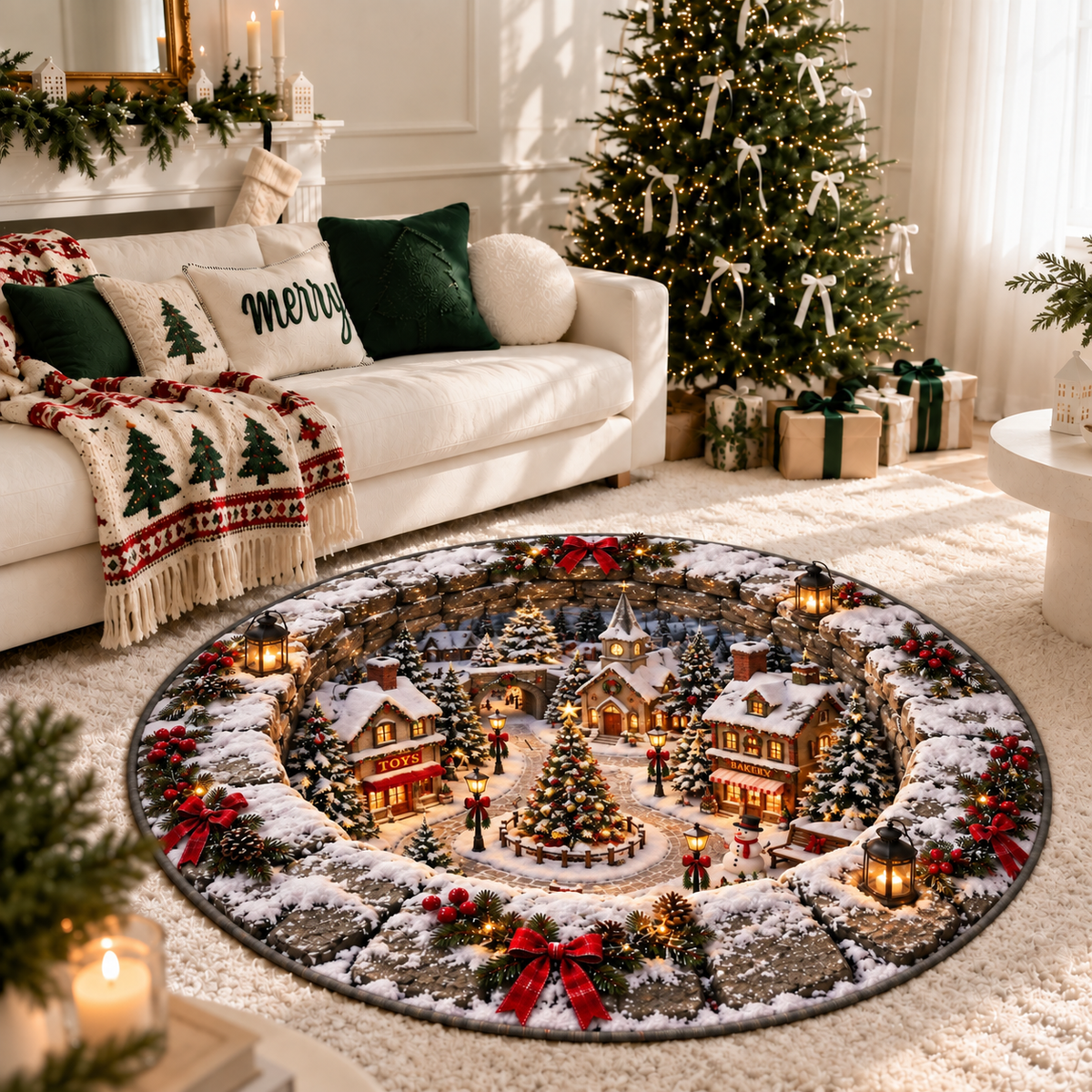 Christmas Village Rug