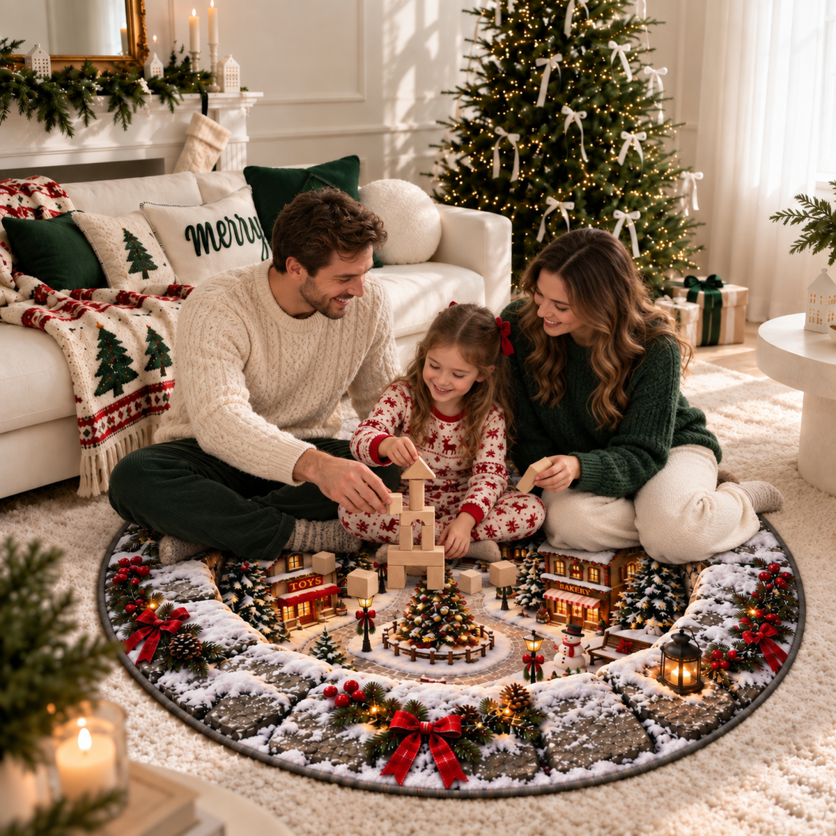 Christmas Village Rug
